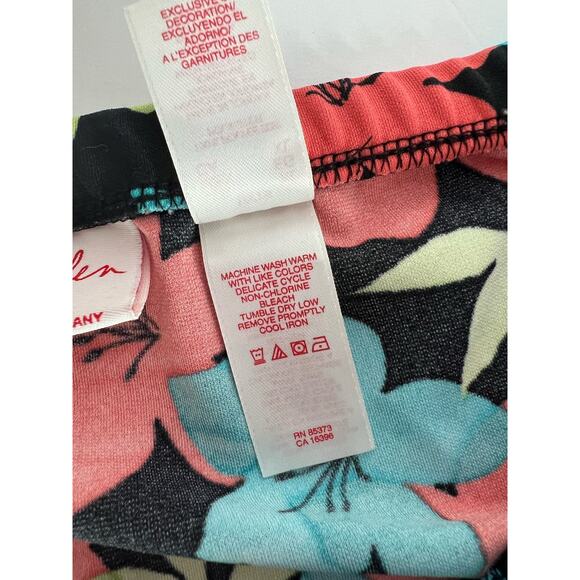 Meg Allen A Liz Claiborne Co Multi Color Floral Print Straight Skirt  XL 16/18 - Picture 6 of 6